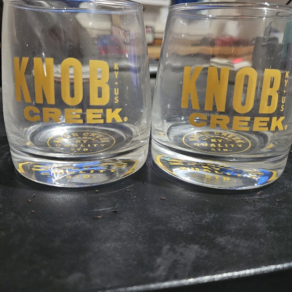 2 pack Knob Creek Whiskey rock cocktail glasses